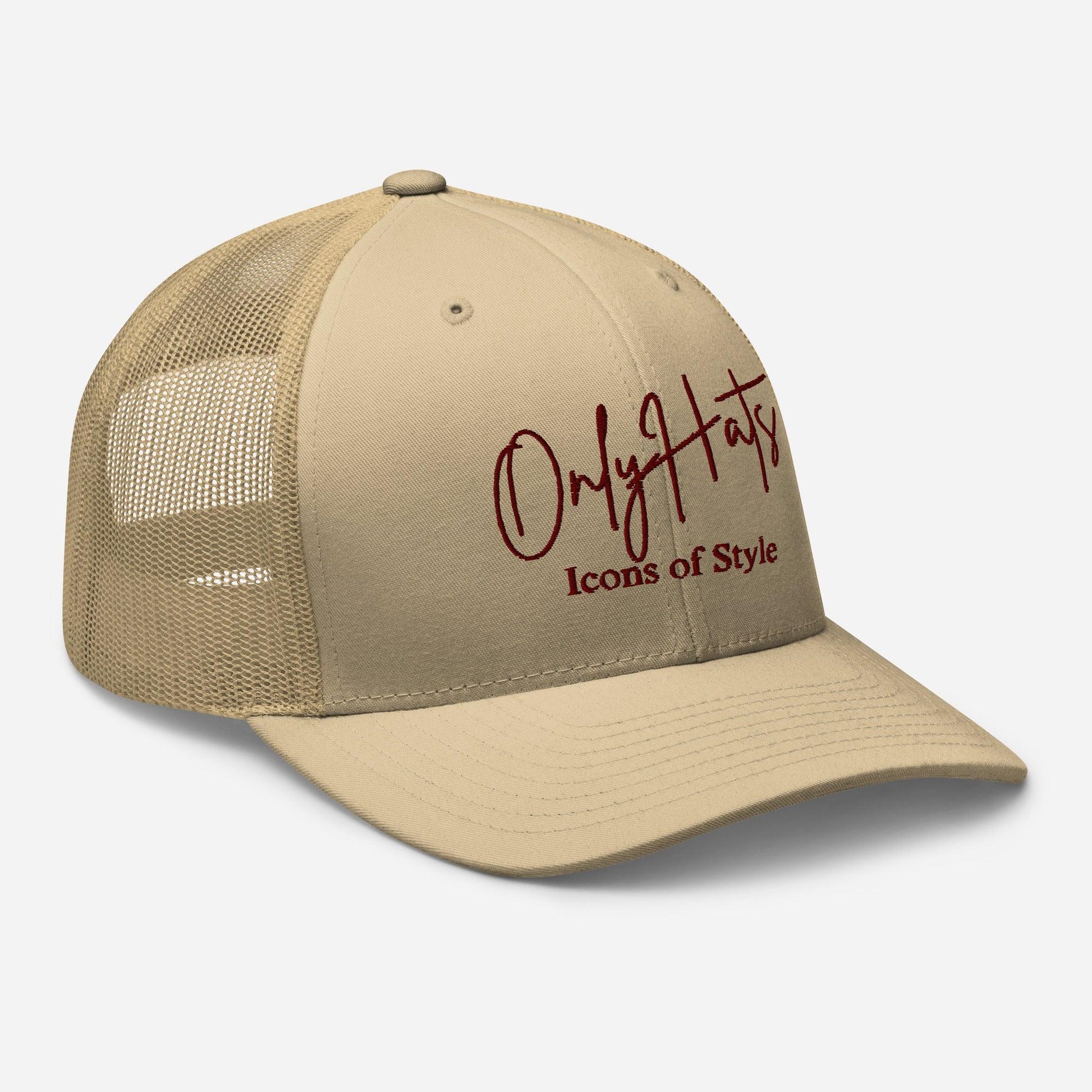 Retro Script | Beige - OnlyHats